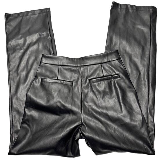 Elodie Size XS Black Leather Pants - Picture 2 of 4